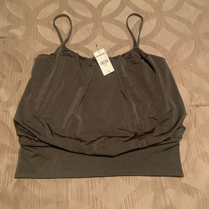 NWT EXPRESS Olive Satin Cami - XS